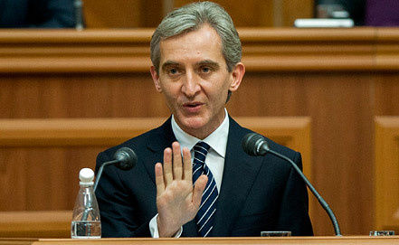 Кандидат на пост президента Молдовы, лидер ЕНПМ Юрие Лянкэ.