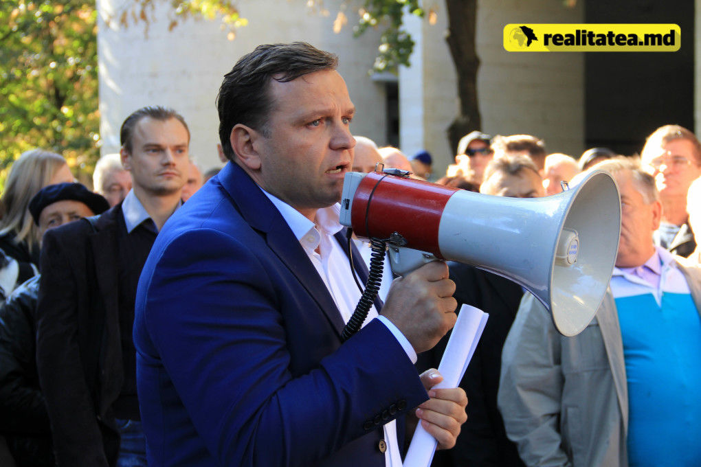 Андрей Нэстасе - кандидат от ППДП на пост генерального примара Кишинева. Фото: realitatea.md.