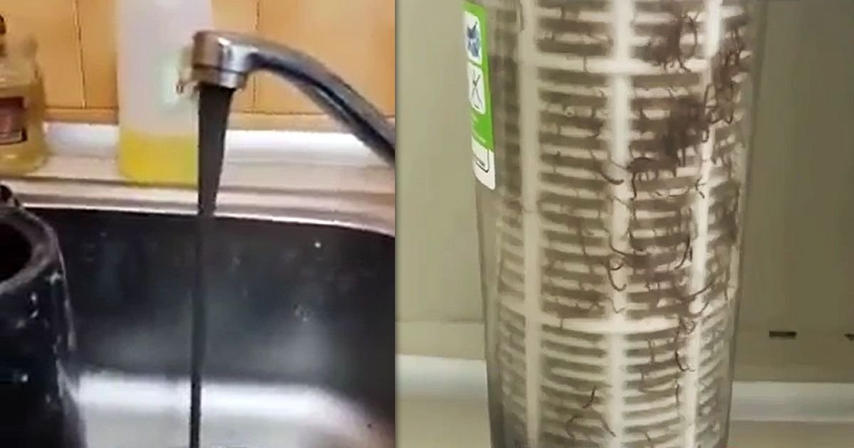 У жителей Хынчешт из крана течет черная вода. Коллаж: Point.md