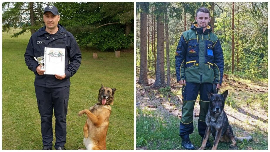 В Латвии состоялось награждение двух команд кинологов из Молдовы. Коллаж: diez.md