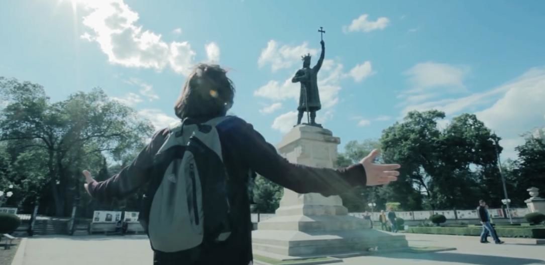 Chișinău a servit drept inspirație pentru un tânăr care a venit să ne viziteze țara.