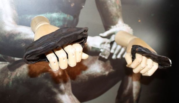 Singurele mânuşi de box romane au fost descoperite în Marea Britanie. Foto: The Vindolanda Trust