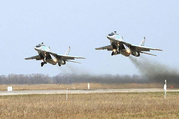МиГ-29 мог мог разбиться под Астраханью из-за отказа техники.