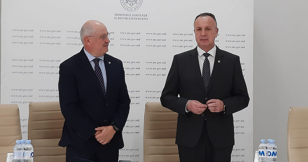Emil Ceban a fost prezentat echipei Ministerului Sănătății.