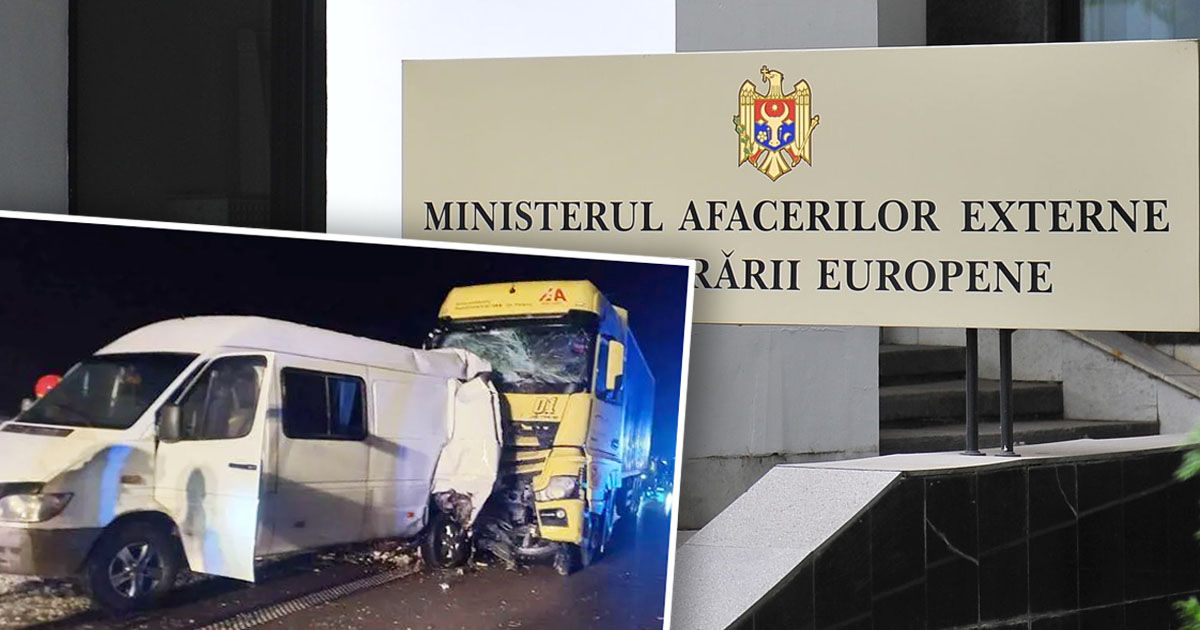 МИДЕИ подтверждает, что два гражданина Молдовы погибли в ДТП в Польше. Коллаж: Point.md