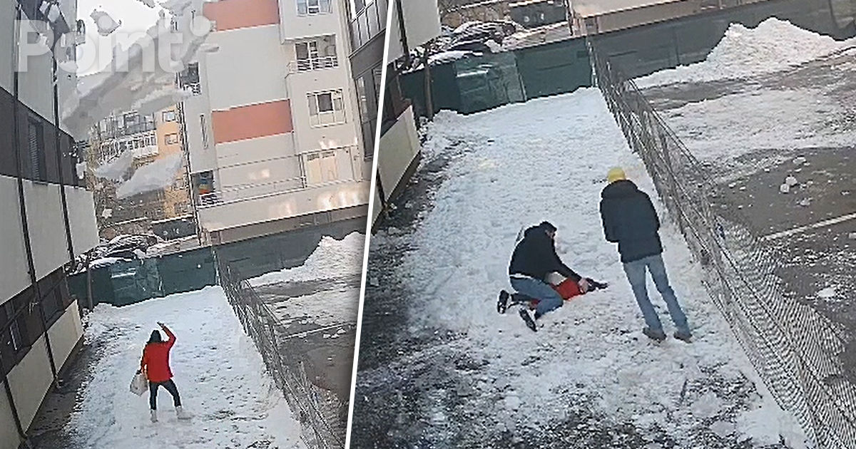 O femeie a murit după ce a fost lovită de o bucată de gheață căzută de pe un bloc din București.