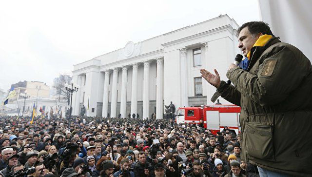 Экс-президент Грузии Михаил Саакашвили.