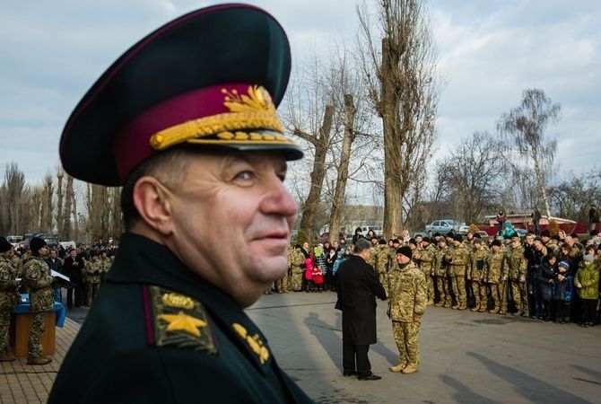 Министр обороны Украины генерал армии Украины Степан Полторак.