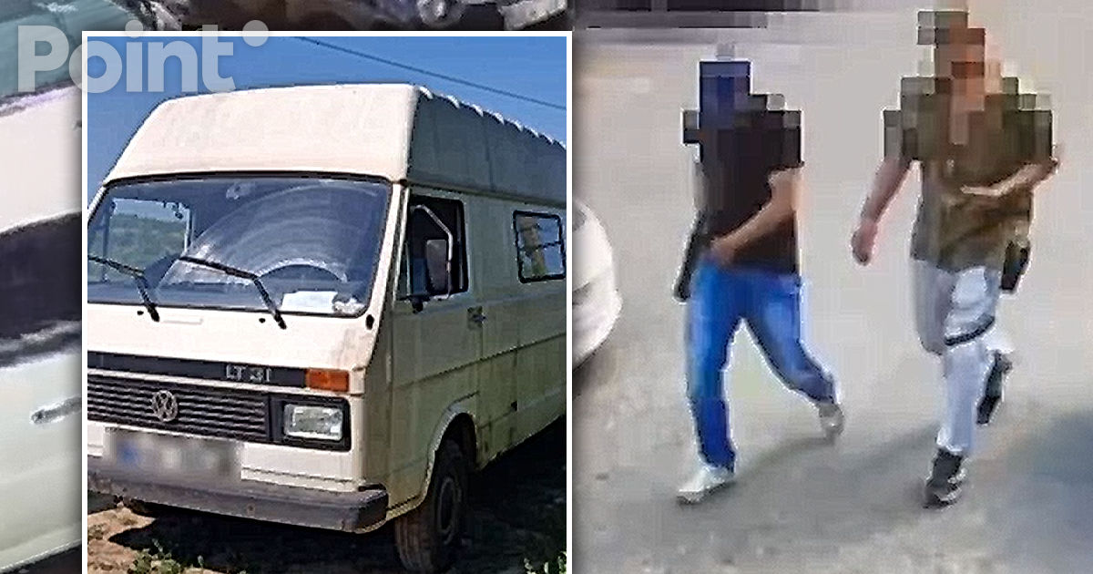 Doi bărbați care au dat la fier vechi un microbuz furat în Capitală, reținuți.