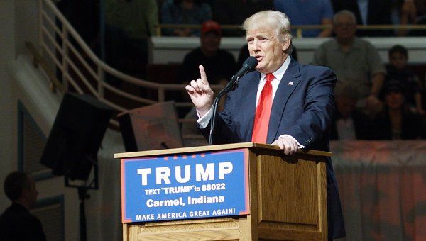 Кандидат в президенты США от Республиканской партии Дональд Трамп.