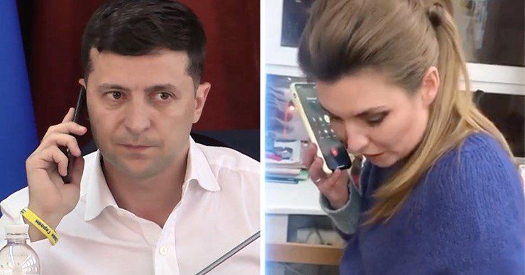 Телеведущая Ольга Скабеева позвонила Владимиру Зеленскому. Фото: Point.md.