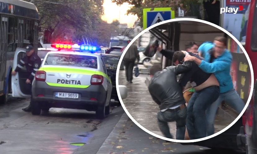 După mai multe încercări de a-l opri pe agresor, s-a iscat o cerată care a evoluat într-o bătaie crîncenă.