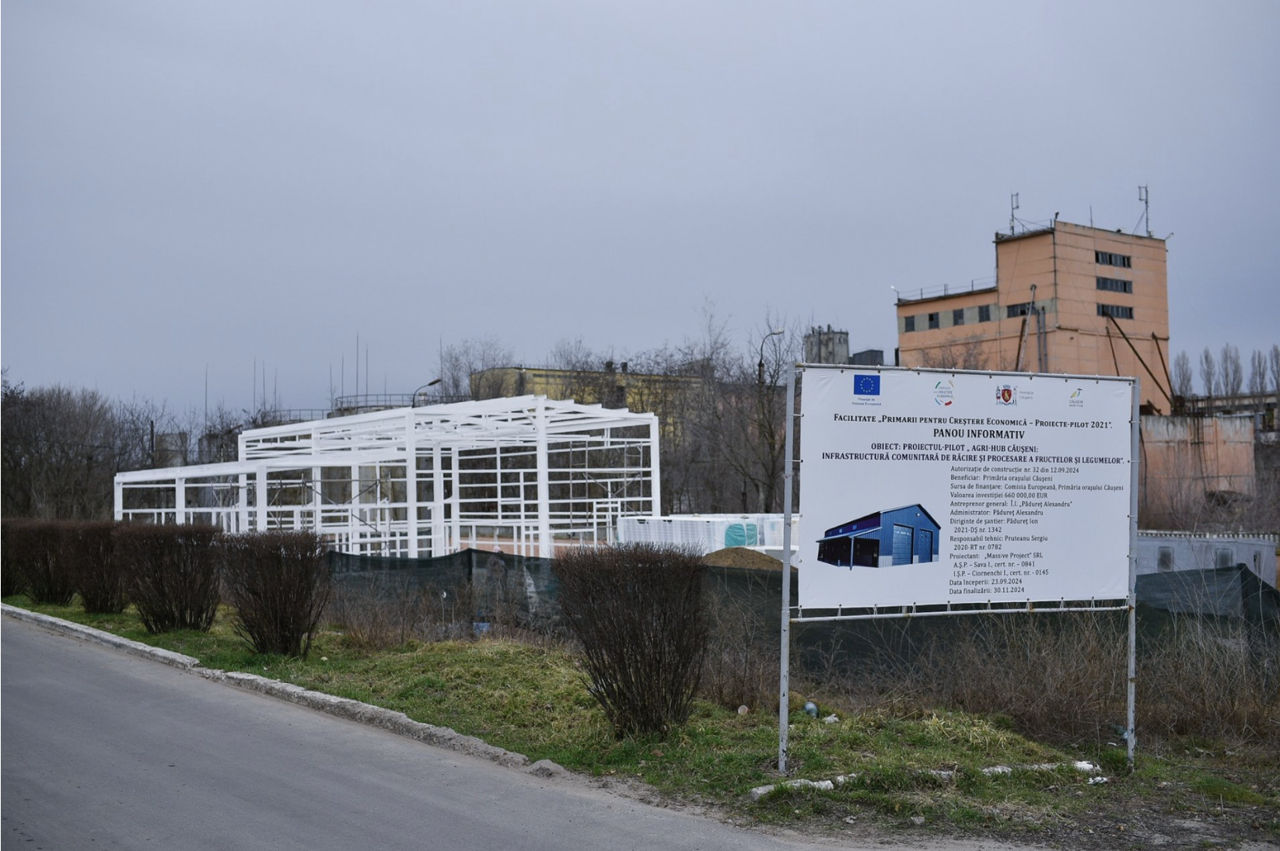 Un hub agricol va fi deschis în luna iunie la Căuşeni.