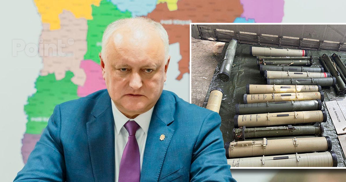 Dodon, despre contrabanda cu arme din Ucraina: De ce tac Zelenski, Sandu și Bruxelles-ul?