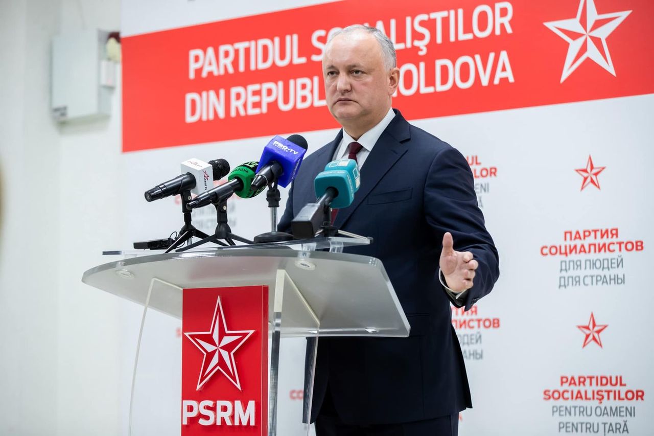 Додон объявил об изменениях в руководстве Партии социалистов.