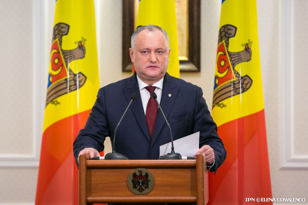Президент Республики Молдова Игорь Додон.