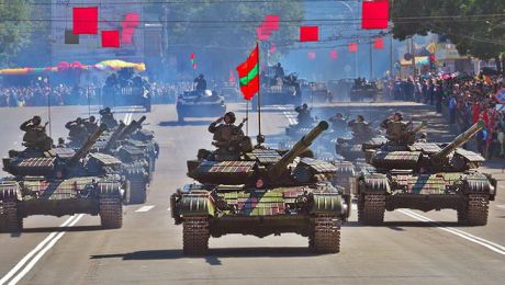 Tiraspolul îngrijorează prin accentul pronunțat militarist. Foto: mfa-pmr.org