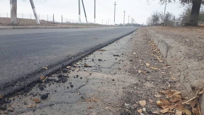 Жители села Бульбоака жалуются на плохой ремонт дорог.