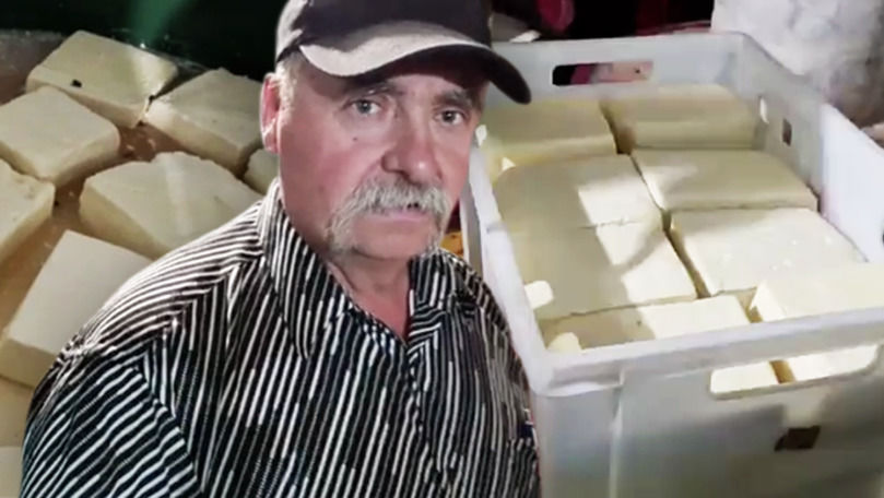 Фермер из Кагула: Я не могу продать 3,5 тонны брынзы. Коллаж: stiri.md.