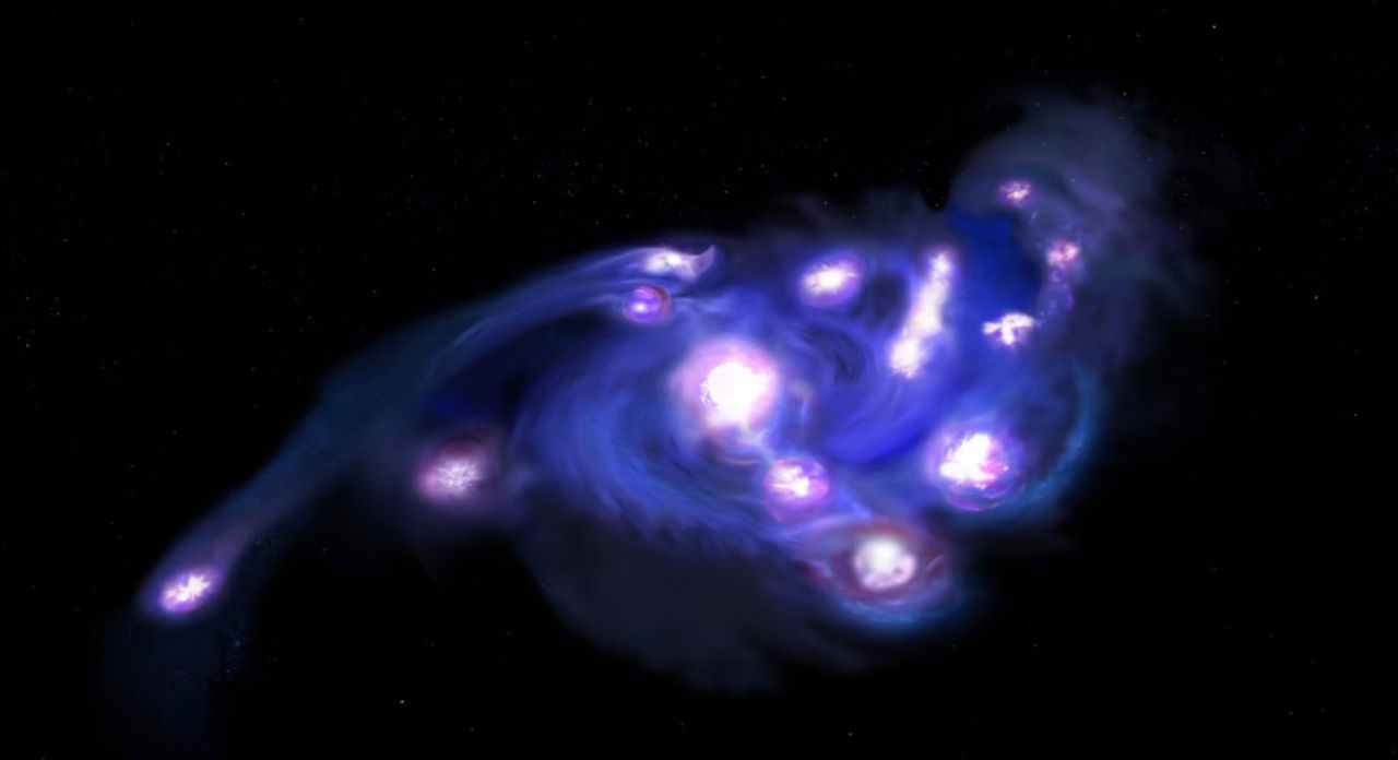 Astronomii au descoperit „ un strugure cosmic” în spațiu.
