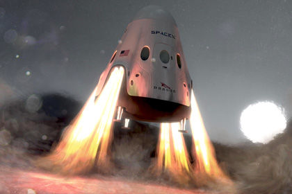 SpaceX назвала места посадки марсианского корабля.