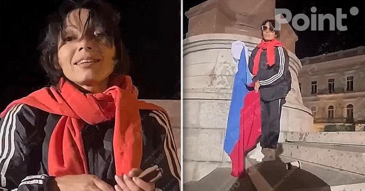 Жительницу Одессы, вышедшую с флагом РФ, отправили под домашний арест.