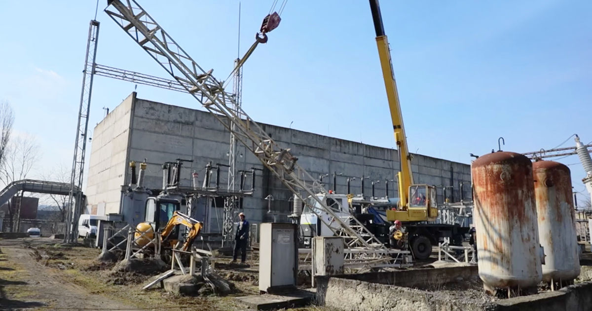 Termoelectrica începe reconstrucția unei instalații de distribuție.