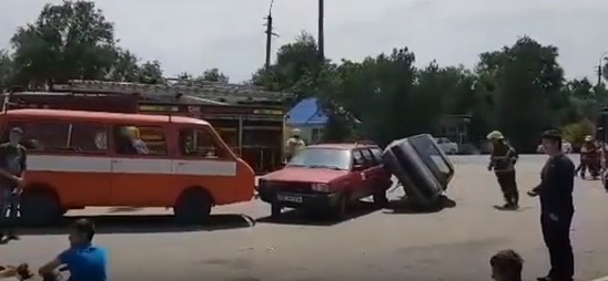 Масштабные учения по гражданской защите прошли в Комрате.