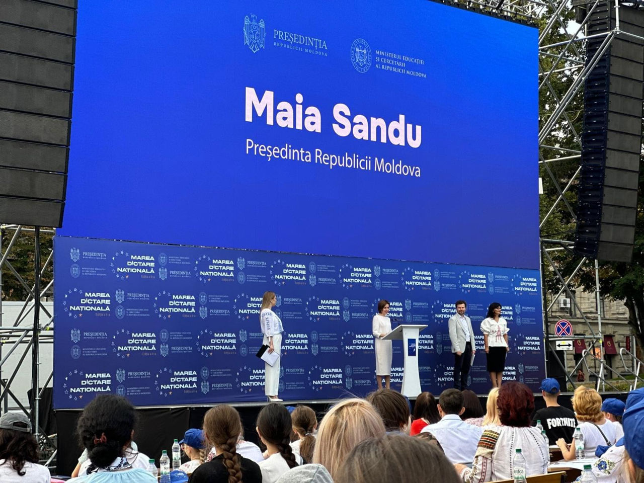 Maia Sandu, în PMAN: La mulți ani, limba română!