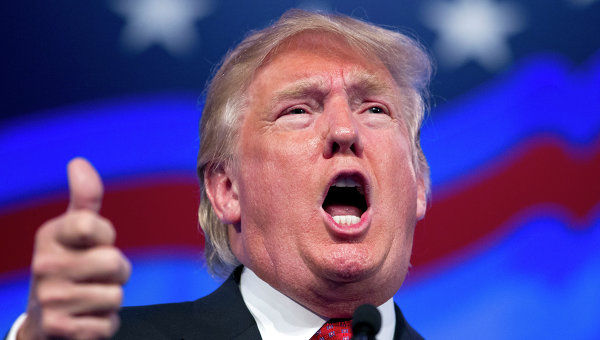 Кандидат на пост президента Дональд Трамп.