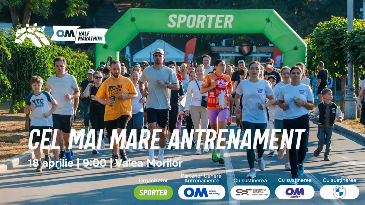 OM Half Marathon 2026: Последняя тренировка Sporter перед стартом.