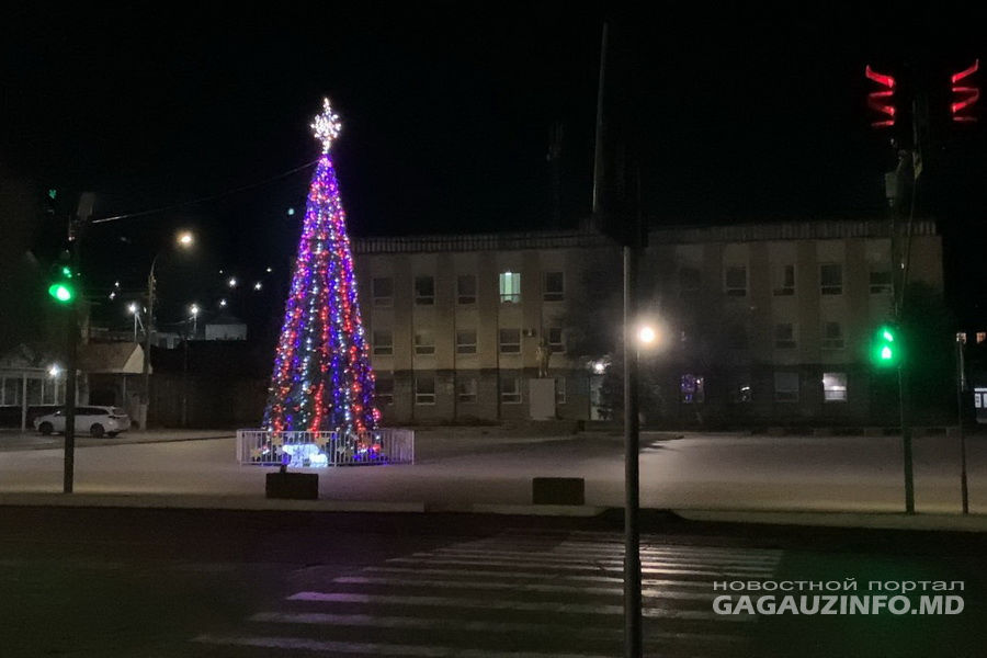 Открытие новогодней елки в Чадыр-Лунге состоится 23 декабря.