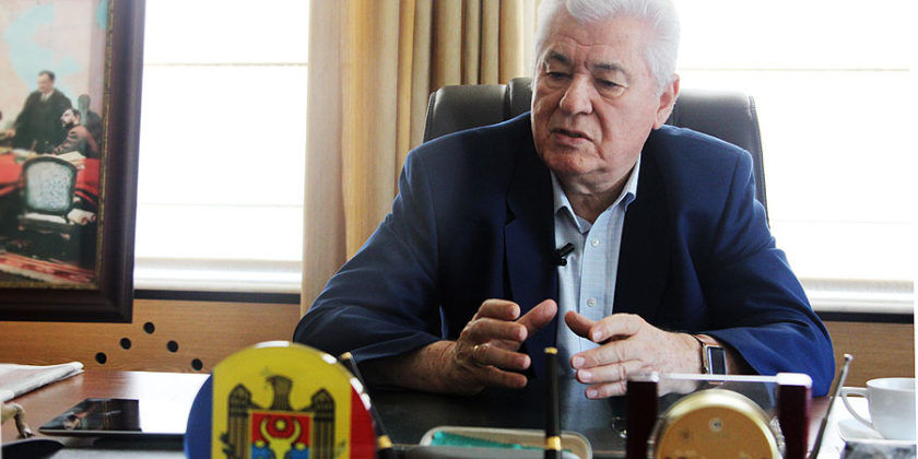 Liderul comuniștilor Vladimir Voronin. 
