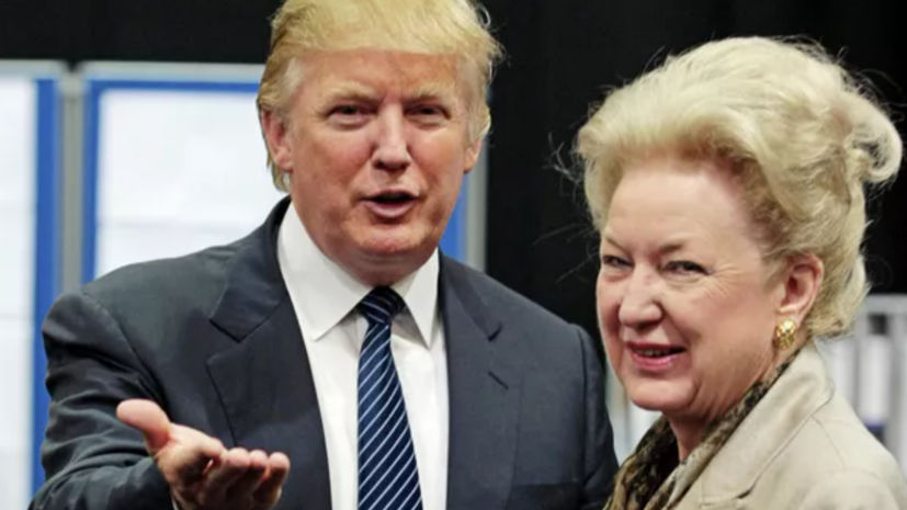Умерла сестра Дональда Трампа - Мэриэнн Трамп-Бэрри.