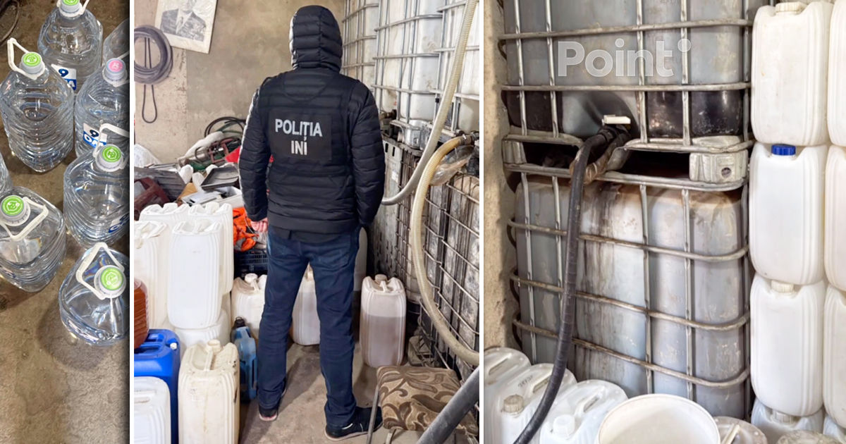 20.000 de litri de alcool etilic de contrabandă, confiscate în Moldova.