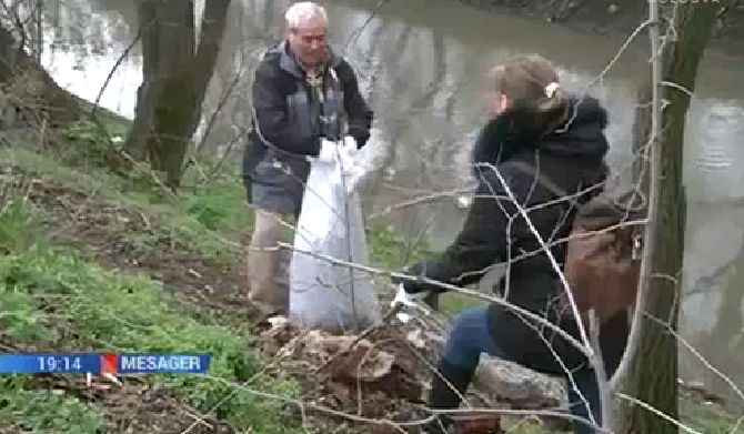 Только за первые три месяца прошлого года, в русле реки Бык в Кишиневе было собрано более 200 тонн отходов.