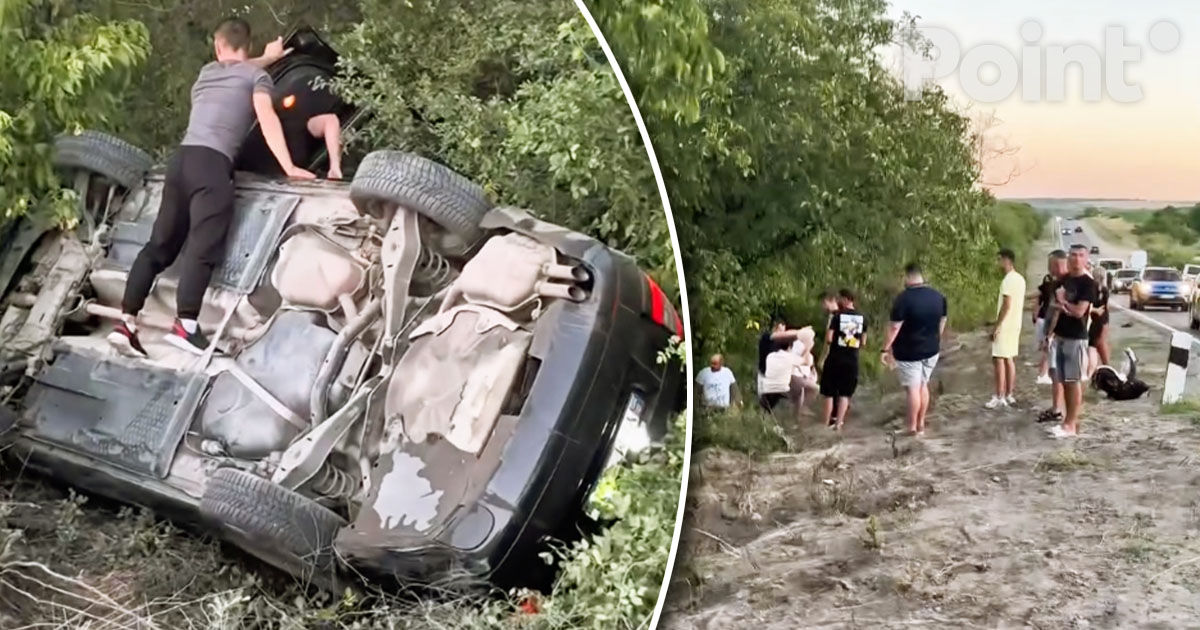 Accident lângă Grătiești: Un bebeluș a ajuns la spital.
