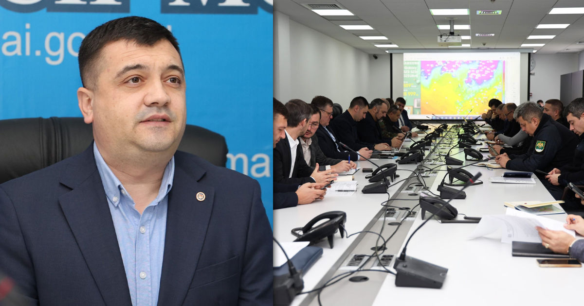 МВД готовится к непогоде: Ефрос потребовал создать Центр по управлению в ЧС. Коллаж: Point.md