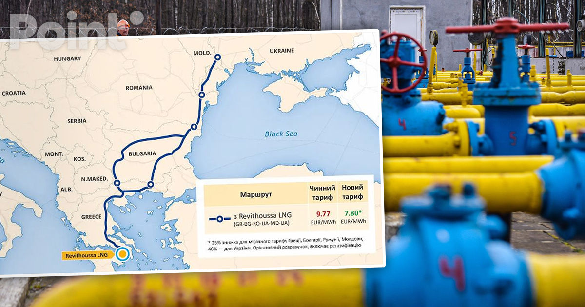 Украина запустила новые маршруты поставок газа.