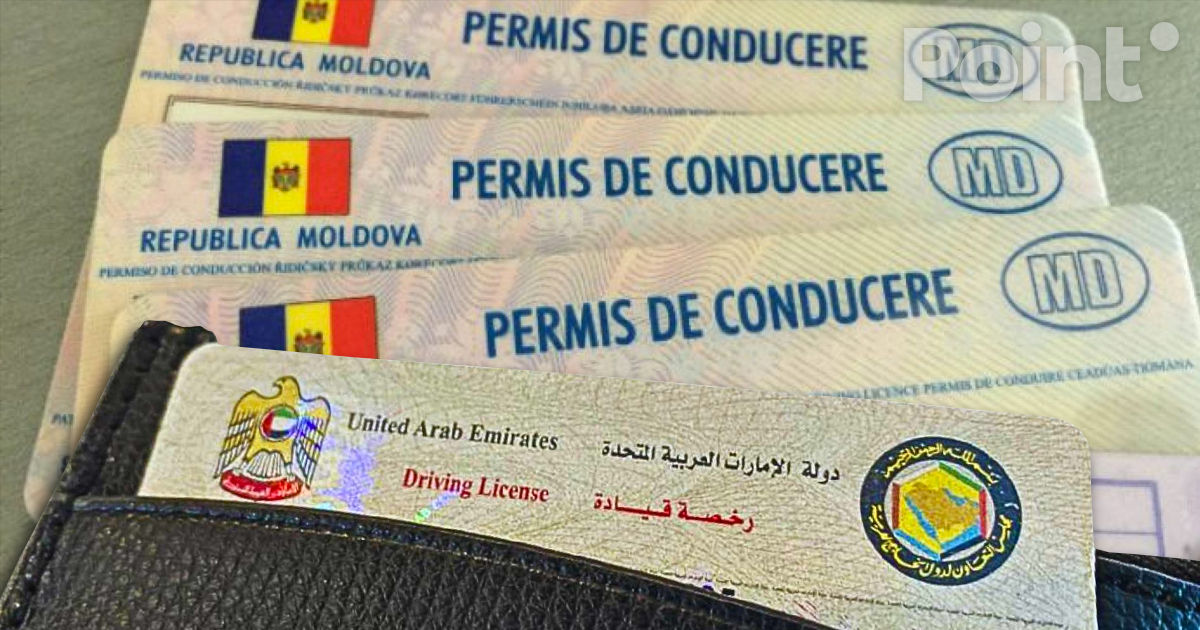R. Moldova și Emiratele Arabe Unite vor recunoaște reciproc permisele de conducere.