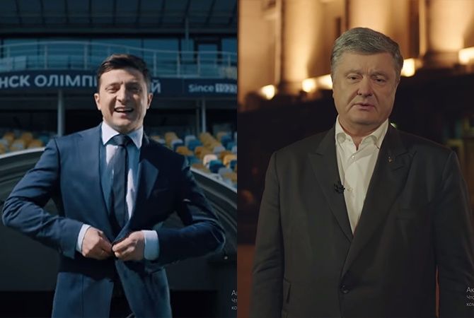 Видеообращения, которыми обмениваются друг с другом Зеленский и Порошенко, нарушают избирательное законодательство.