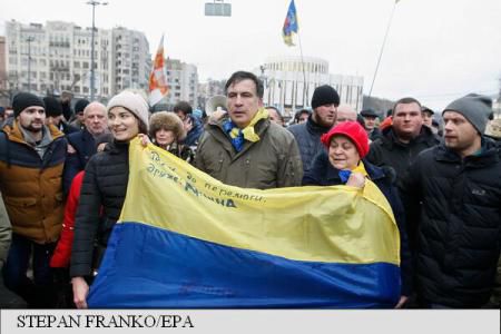 Ucraina: Saakașvili cheamă la revoluție împotriva lui Poroșenko. Foto: agerpres.ro