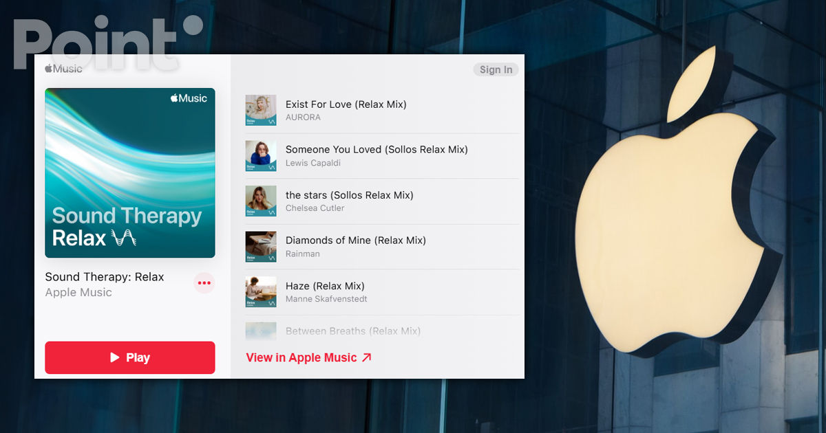 Apple a lansat o muzică terapeutică.
