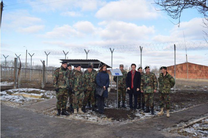 Безопасность оружейного склада Национальной армии была усилена при поддержке Европейского Союза.