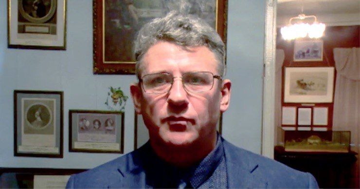 И.о. директора дома-музея Пушкина Михаил Лупашко.