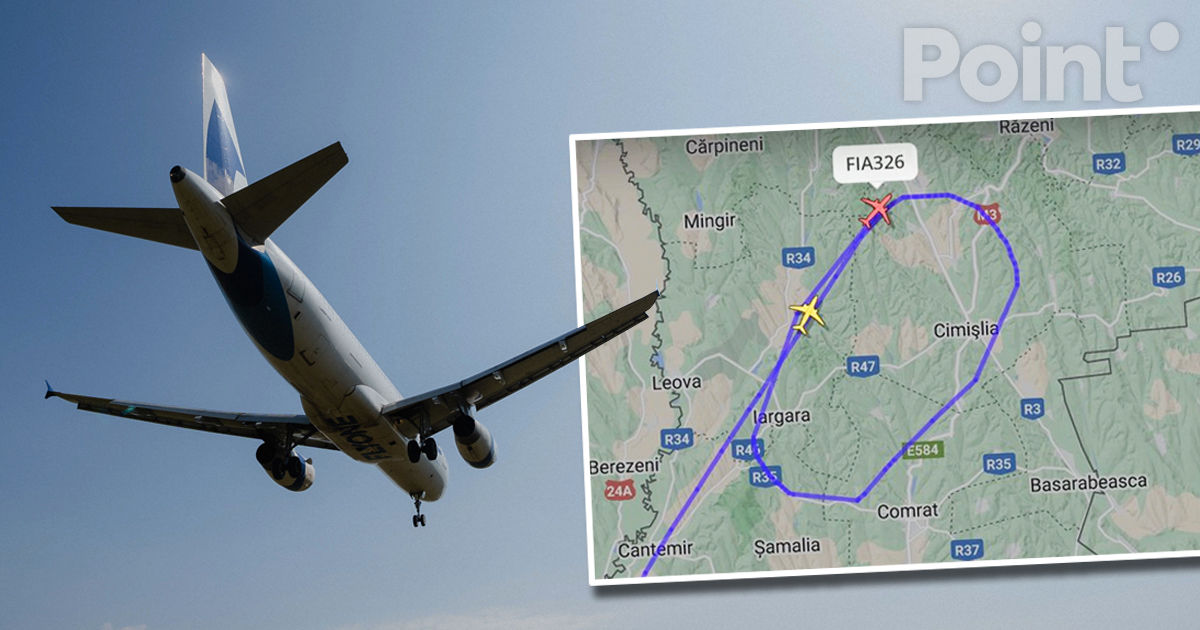 Avioane cu pasageri fac cercuri deasupra R. Moldova din cauza ceții.