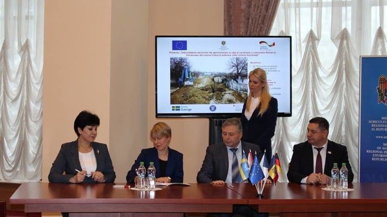 UE vine cu proiecte de alimentare cu apă și de canalizare în Cahul