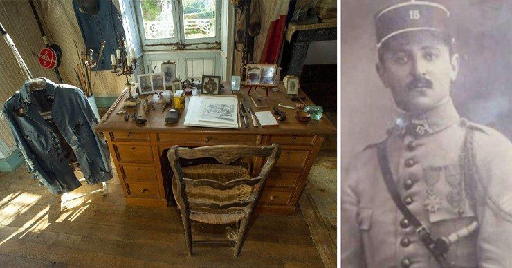 Комната солдата Первой мировой войны 102 года простояла нетронутой. Фото: Point.md.
