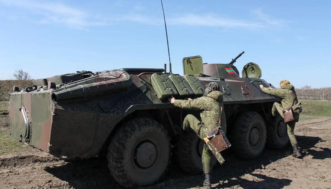 Российские военные провели в Приднестровье занятия.