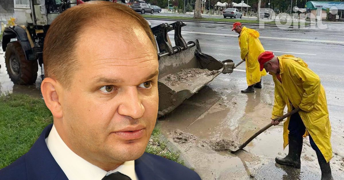 Ceban: 90% din pagubele cauzate de ploile abundente în Chișinău, înlăturate.